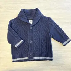 baby GAP ネイビー カーディガン 0-3ヶ月 50cm