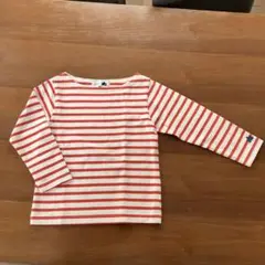 未使用！ロゴス LOGOS ロングTシャツ110㎝ ボーダー 綿100%