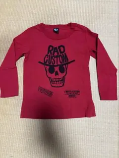 値下げRAD CUSTOM スカルデザイン Tシャツ 100cm