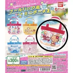 サンリオキャラクターズ プールバッグ風ミニポーチ2