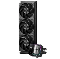 デジタル一体型CPU水冷クーラー 360mmラジエーター 310W TDP対応