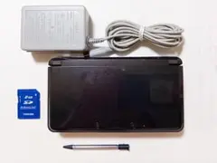 美品 Nintendo 3DS コスモブラック 充電器 SDカード タッチペン