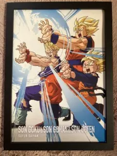 【激レア】ドラゴンボールＺ　親子三代かめはめ波　アートポスター(プラ製)　鳥山明 Amazon.co.jp: ドラゴンボ ールZ 親子三代かめはめ波