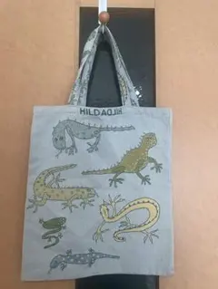 ジャガードトートバッグ