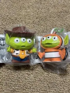 コスチューム エイリアン フィギュア マスコット ウッディ ニモ 2個セット