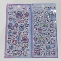 シマエナガ　パンダ　ボンボンドロップシール