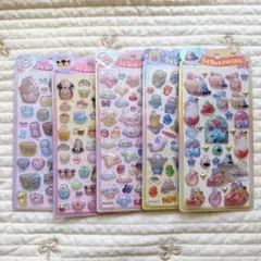 新作！新品！定価3058円　うるちゅるポップシール5枚セット ディズニー