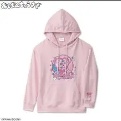 おぱんちゅうさぎ　長袖　フード　パーカー　プルオーバー　アベイル　ピンク　L