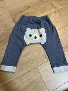 キムラタン ピッコロ　クマの顔プリント パンツ 90cm