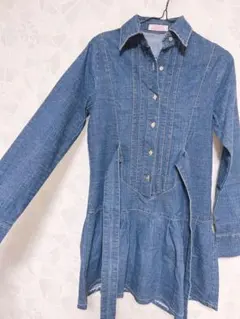 ◎新品未使用◎LIZ LISA TRALALA デニム生地ミニワンピース