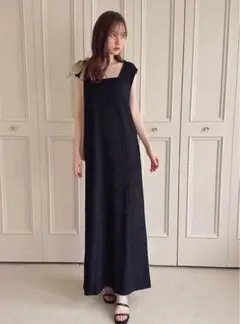 GRL グレイル 前後2Wayカットロングワンピース sm301 ブラック