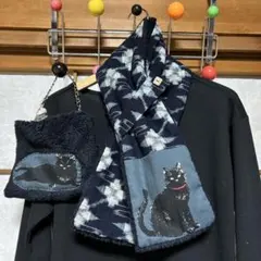 ☆セール❗️ミニポーチ付きあたたかセット　　絣