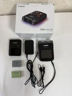 【レア・廃盤商品】ivis mini x キャノン　デジタルビデオカメラのサムネイル