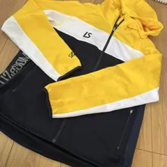 LUZ e SOMBRA ジャージ パーカー イエロー ネイビー XL