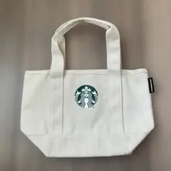 Starbucks トートバッグ アイボリー キャンバス