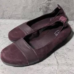 美品　arche アルシェ　 　　　　フラットシューズ アルシュ arche NINKOO フラットパンプス (NUBUCK)（ピンク