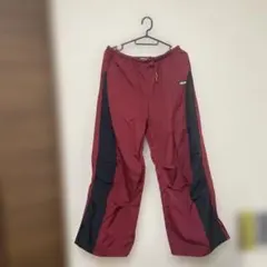 カーゴパンツ 赤 レッド ワインレッド