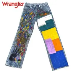 Wrangler 955BBVW / ペイント デニムパンツ 14 C259のサムネイル