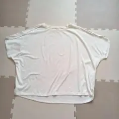 ショコラフィネローブ　ドルマンスリーブTシャツ　カットソー　白　オフホワイト　Fのサムネイル
