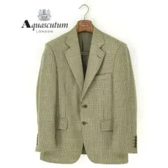 A9917/ビンテージ 90s 訳あり 極美品 秋冬 総裏 Aquascutum