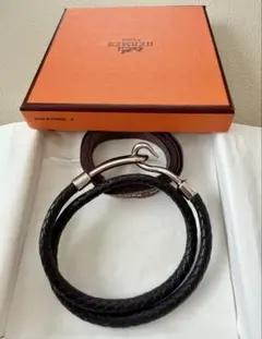 未使用級】ボッテガヴェネタ イントレチャート ドッグリード 首輪