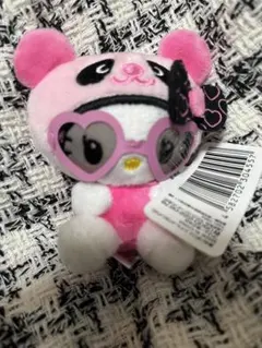 パンダハローキティレトロサングラスマスコット