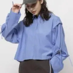 ショート丈 シャツ