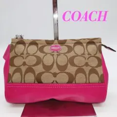 コーチ　COACH　シグネチャーポーチ
