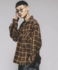 【最終セール】FREAK'S STORE チェック柄長袖シャツ