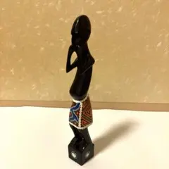 木彫り 人物像 オブジェ アート