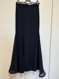【Chacott 】ROYAL DANCE 黒 シフォン フレアスカート