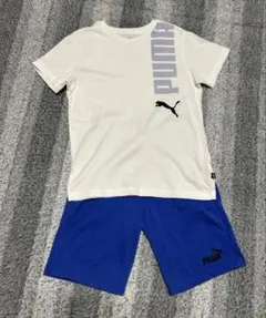プーマ Tシャツ 上下セット キッズ ボーイズ ロゴ ラボ 上下 2点セット