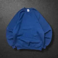 80s90sジャージーズUSA製スウェット2XLブルーラグラン50/50肉厚