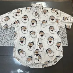 Captain Santa 総柄半袖シャツ　SMALL