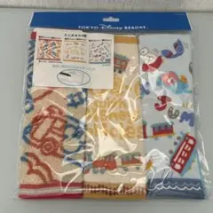 ディズニーリゾート　ミニタオル3枚セット　新品未使用