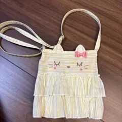 kp DECO 猫耳フリルポシェット イエローのサムネイル
