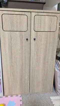 直接受け取り限定★ゴミ箱★分別★木目調★ダストボックス