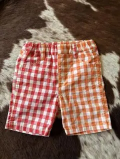 BEAMS mini ビームスミニ チェック柄 ショートパンツ 90cm