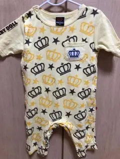 BABY DOLL イエロー ロンパース 80巾着バッグセット