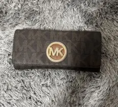 Michael Kors ロゴ入り長財布 ブラウン
