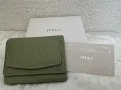 三つ折り財布　ミントグリーン