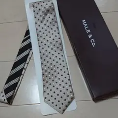 ネクタイ 新品未使用 male&co.