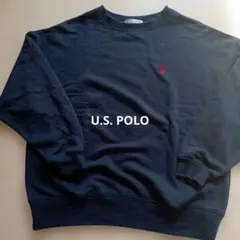 U.S. POLO ASSN. ネイビー クルーネック スウェット トレーナー