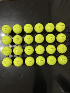 送料込み タイトリスト PRO V1x イエロー ロストボール 24球セット