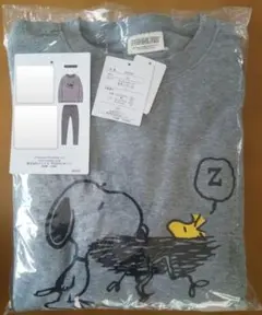 PEANUTS スヌーピー パジャマ 裏起毛メンズLL