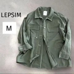 レプシィム　M　シャツ　ジャケット　コットン　カーキ