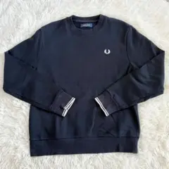 FRED PERRY トレーナー 月桂樹刺繍 ネイビー Lサイズ