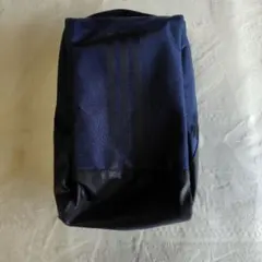 adidas シューズケース ネイビー×ブラック