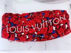 損する値下げ　Louis Vuitton ローズ柄 ストールのサムネイル