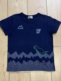 KP BOY 恐竜プリント Tシャツ ネイビー　120のサムネイル